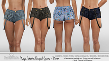 Naya Shorts Fatpack Jeans - Denim - Maitreya, Petite, Kupra Original, Legacy, Reborn, Juicy Rolls - FashionNatic