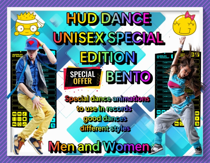 Second Life Marketplace - BENTO UPDATE 2023 HUD DANCE ANIMATION UNISEX