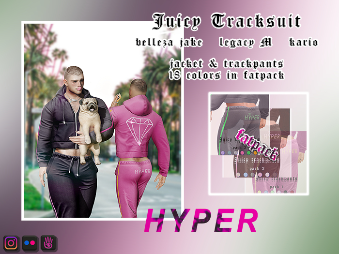 $.HYPER.$ Juicy Trackpants Fatpack