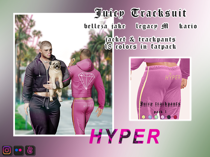 $.HYPER.$ Juicy Trackpants I
