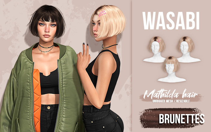 Wasabi // Mathilda Hair - Brunettes