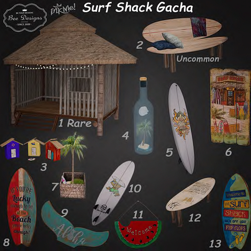 BD-Inkme Surf Shack gacha 10