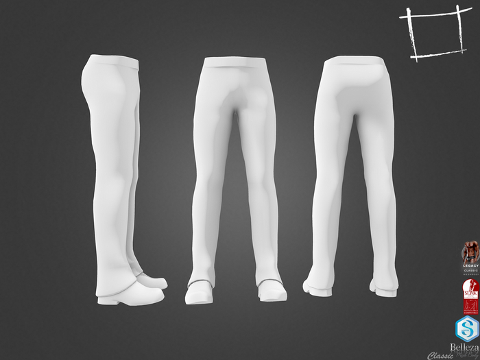 Full Perm Men's Pants With Shoes Slink Male Belleza Jake Signature Gianni Legacy Male Fitmesh Classic