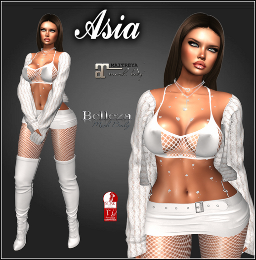 *ASIA* ROBY white