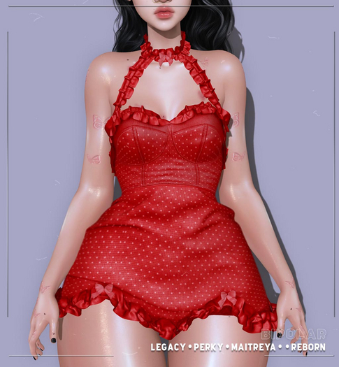 Bipolar - Emma Dress - Red