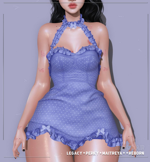 Bipolar - Emma Dress - Blue