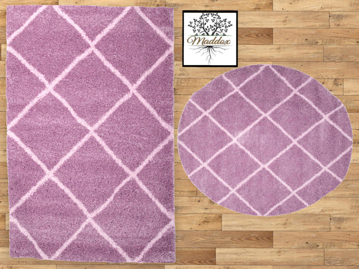 Maddox - Rug Set-Trellis large print-rose