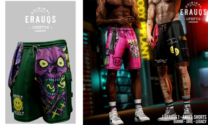 [ ERAUQS ] - Angel Shorts - 05