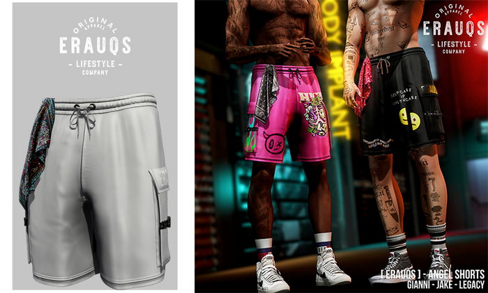 [ ERAUQS ] - Angel Shorts - 07