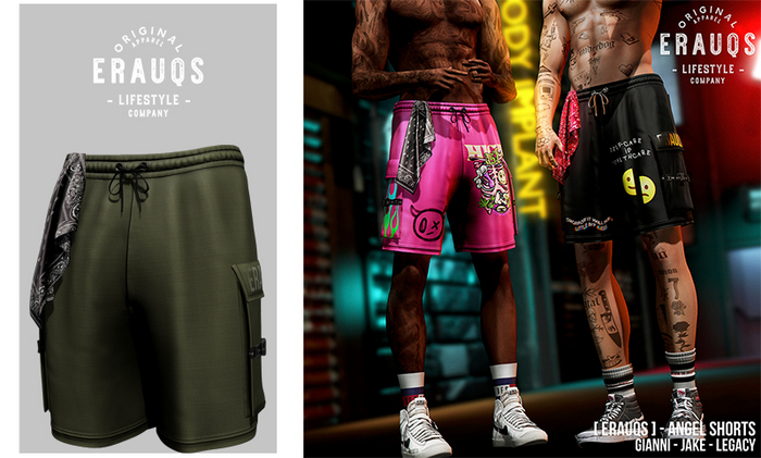 [ ERAUQS ] - Angel Shorts - 11