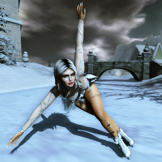 BB Ice Skater Pose - F