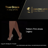 [TG] Pattern Pink shoes Legacy