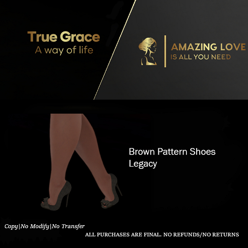 [TG] Brown Pattern shoes Legacy