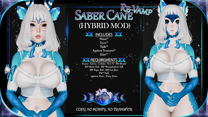 FK* Sabercane ☾☾Blue☽☽ ☾☾Hybrid Mod☽☽ ☾☾BOM Overlay☽☽