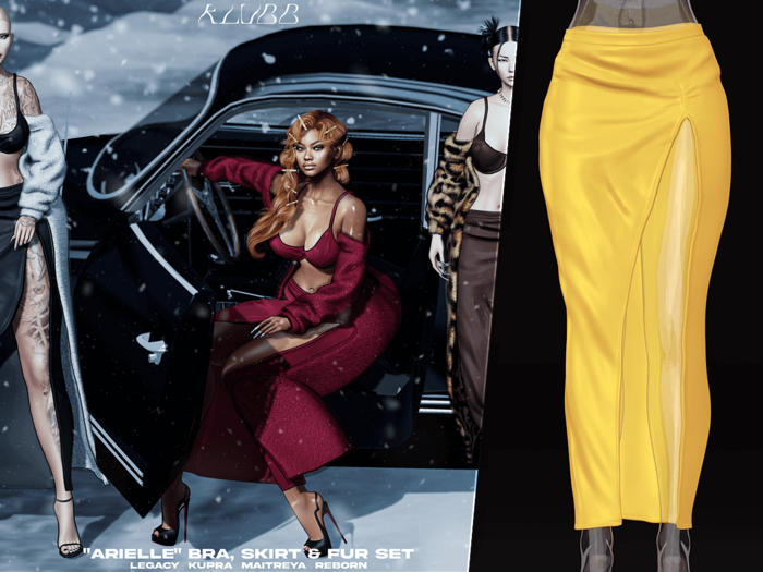 #Klubb "Arielle" Skirt [Dandelion]