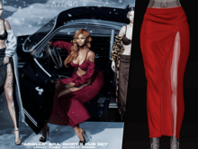 #Klubb "Arielle" Skirt [Cherry]