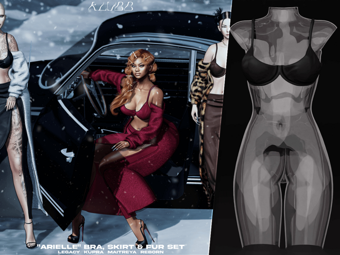 #Klubb "Arielle" Bra [Black]