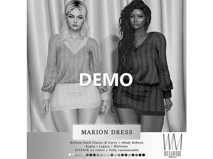 [WellMade] Marion Dress DEMO
