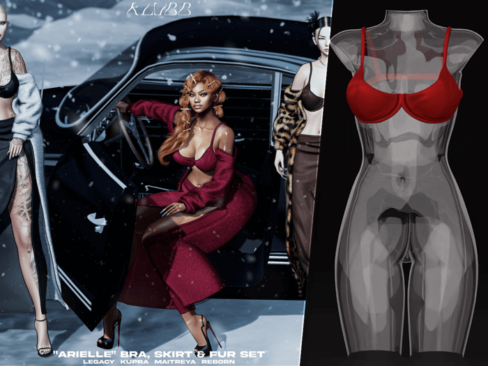 #Klubb "Arielle" Bra [Cherry]