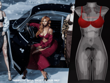 #Klubb "Arielle" Bra [Cherry]