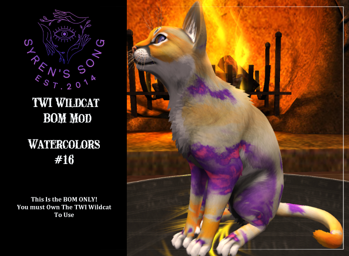 Syren's Song (Add Me)- TWI Wildcat Watercolors #16