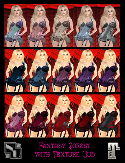 Fantasy Corset with Texture HUD *SALE*