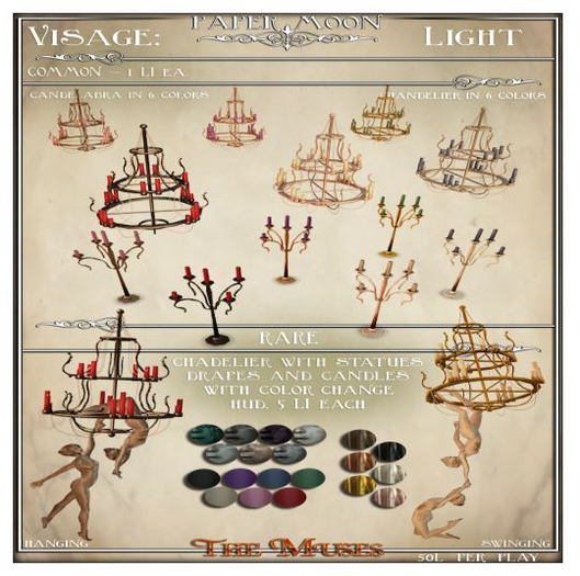 *pm* Visage: Light - Rose Gold Chandelier
