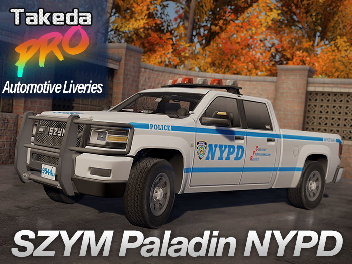 Takeda PRO Auto Livery - SZYM Paladin NYPD