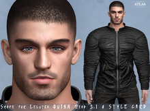 *ATLAS* Mens Shape VLAD for Lelutka QUINN Head 3.1 & STYLE CARD