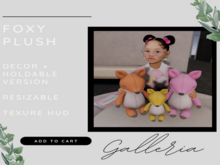 G. Foxy Plush Fatpack