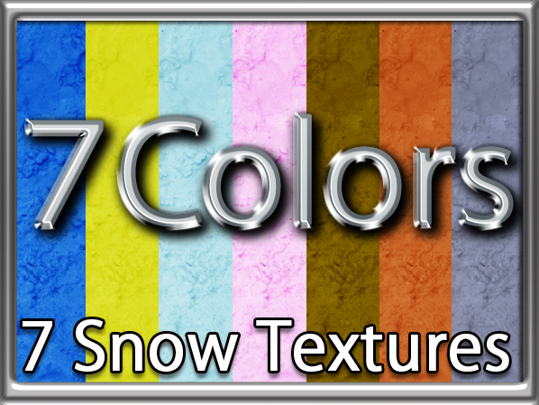 Zoy Texture [ Winter Snow 04 ] Seamless - 7 Colors