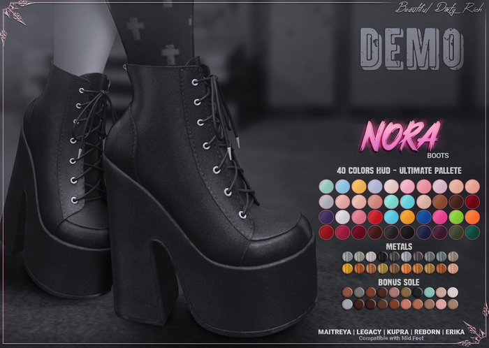 *B.D.R.* Nora -Boots- DEMO