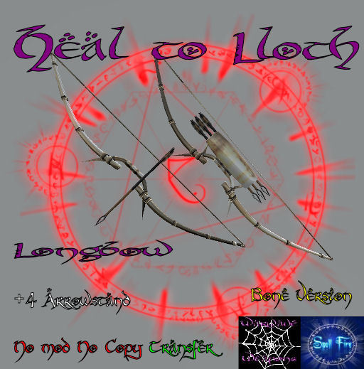 Long Bow  "Heal to Lloth" (bone Version)