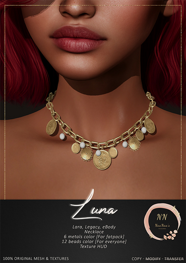 NaaNaa's Luna Necklace Black