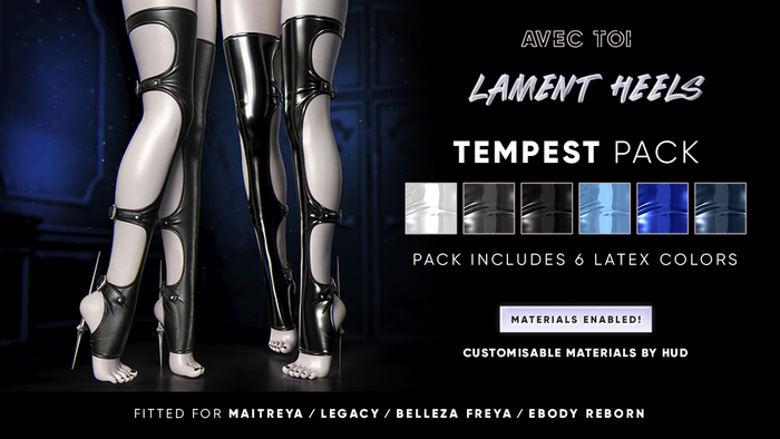 AVEC TOI - Lament Heels TEMPEST PACK