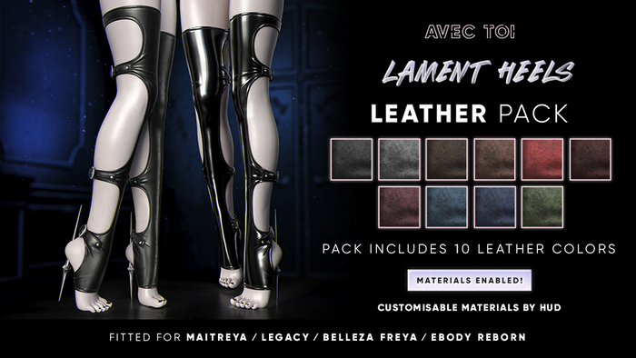 AVEC TOI - Lament Heels LEATHER PACK