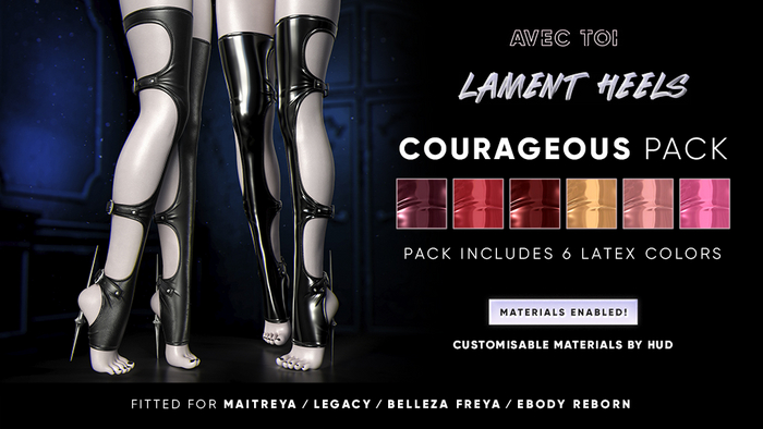 AVEC TOI - Lament Heels COURAGEOUS PACK