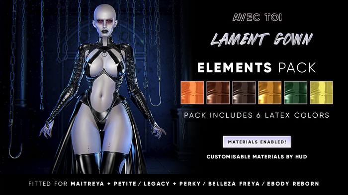 AVEC TOI - Lament Gown ELEMENTS PACK
