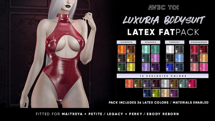 AVEC TOI - Luxuria Bodysuit LATEX FATPACK