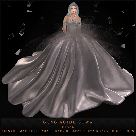GGVG AOIDE GOWN PEARL