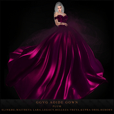 GGVG AOIDE GOWN PLUM