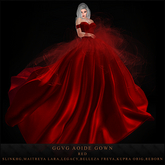 GGVG AOIDE GOWN RED