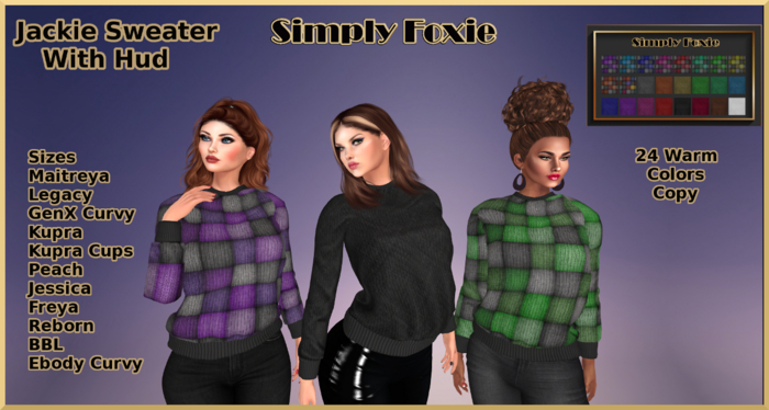 Jackie Sweater With Hud (Boxed)