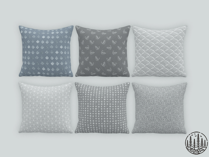 .spruce. accent pillow collection {gray set}