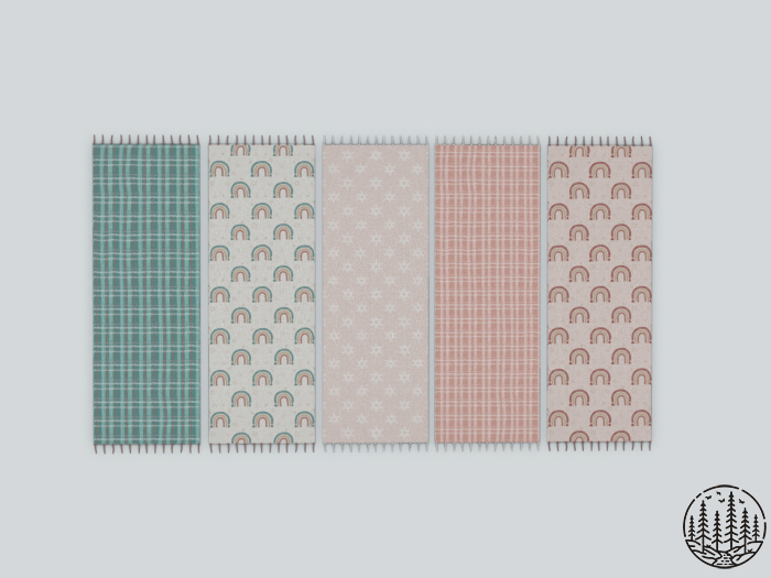 .spruce. boho holiday runner rugs {set 1} 
