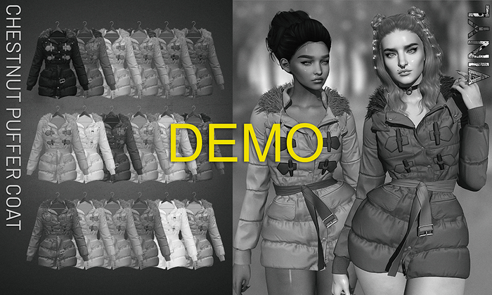 VINYL - Chestnut Puffer Coat Pak DEMO