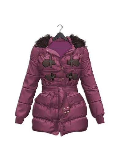 VINYL - Chestnut Puffer Coat Pak Purple