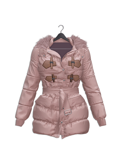 VINYL - Chestnut Puffer Coat Pak Cream