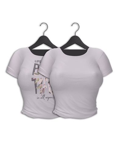 VINYL - Rubic Tee Pak White