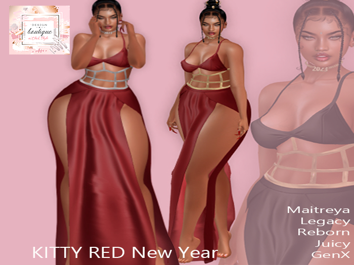 "n'Click Style"KITTY RED New Year  